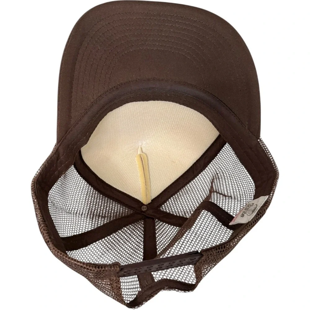 Green Day Dookie Eagle Trucker Hat Brown Tan Mesh Snapback One Size Cobra Tag